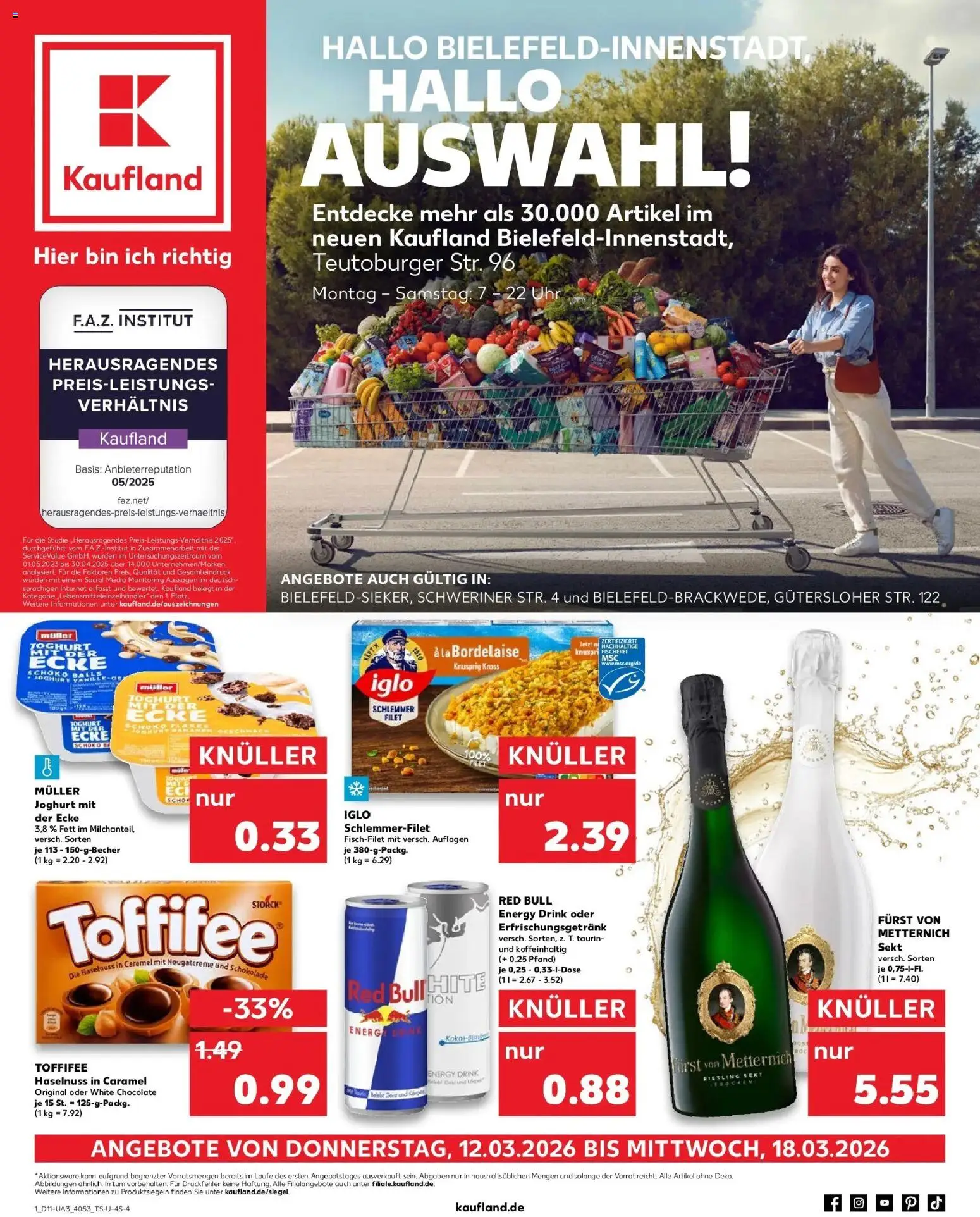Vorschau von dem Prospekt des Geschäftes Kaufland, gültig ab dem 12.03.2026