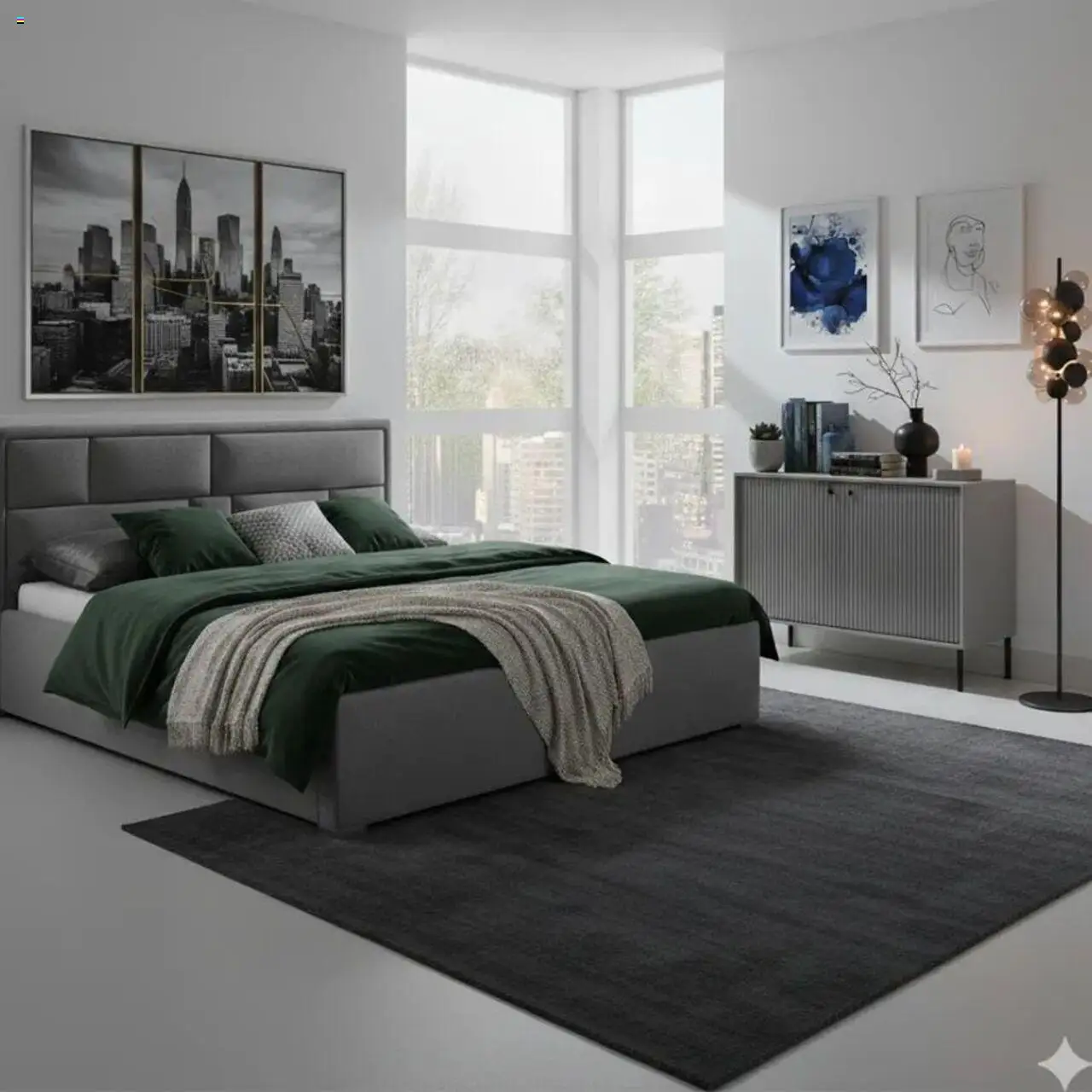 Zipli Modern Gray Bedroom from from Monday 01/09/2025 > Promotions