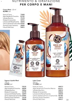 Anteprima dell'opuscolo Catalogo Yves Rocher Cura di te dal negozio Yves Rocher valido da 17/10/2025 | Pagina: 59