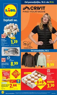 Pregled letka Katalog trgovine Lidl vrijedi od 16.02.2026