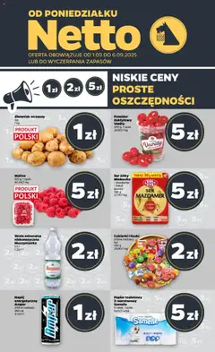 Pogląd gazetki "Gazetka spożywcza" ze sklepu Netto ważnej od 01.09.2025