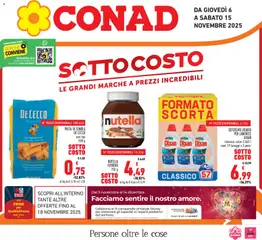 Anteprima dell'opuscolo Attuale volantino dal negozio Conad valido da 06/11/2025