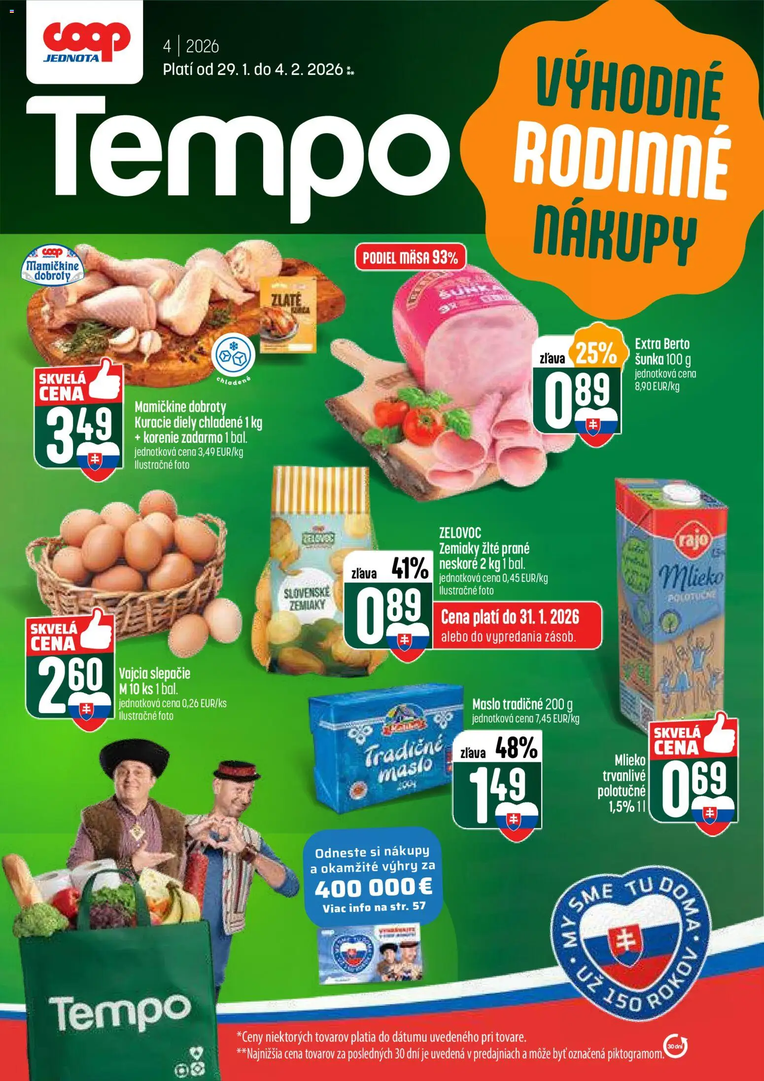 Náhľad COOP Jednota letáku platného od 29.01.2026