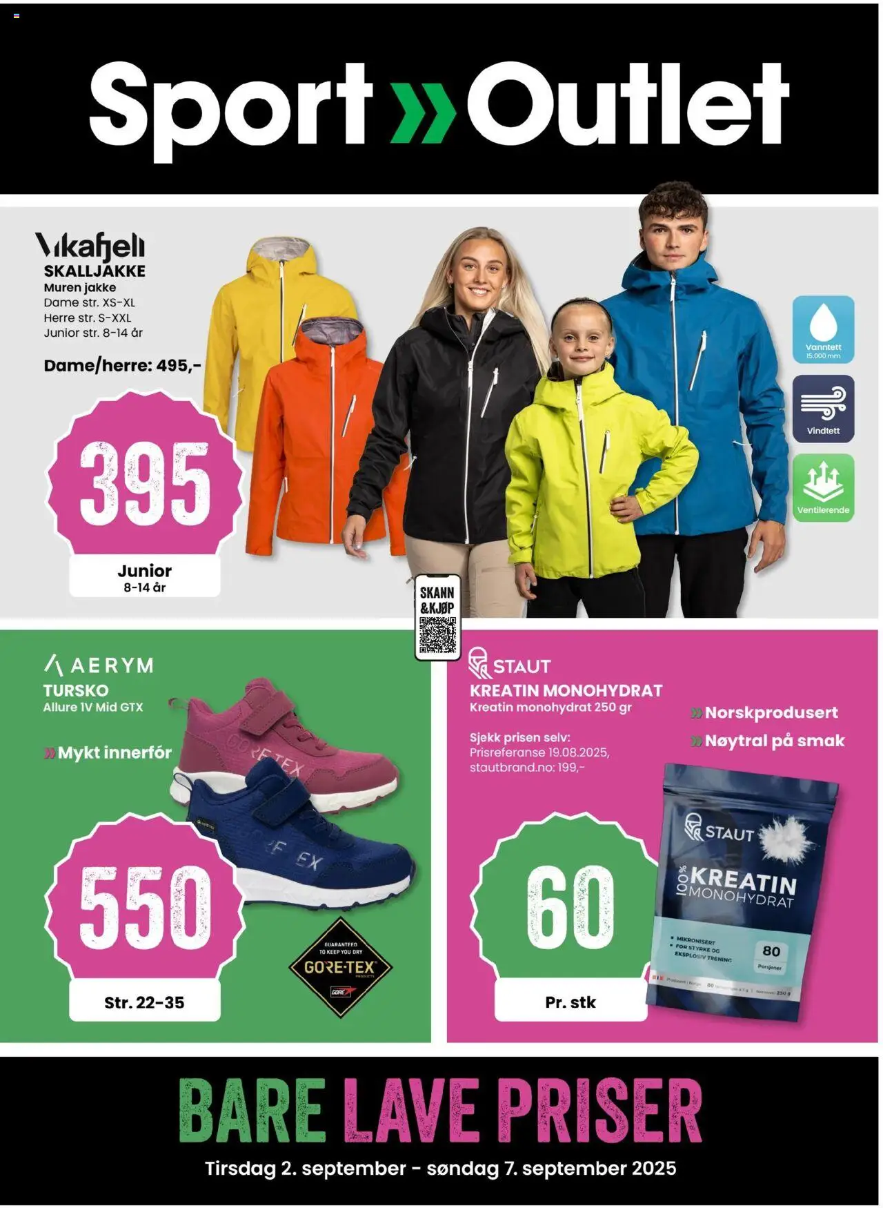 Kundeavis Sport Outlet gyldig fra 02/09/2025 - Sidenummer 1