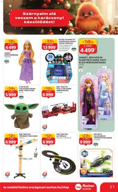 Auchan - Akciós újság Auchan megtekintése, amely érvényes 2025.11.06.-től | Oldal: 51