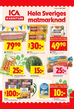 Förhandsgranska reklamblad Täby från butik ICA Kvantum gäller från 14/07/2025