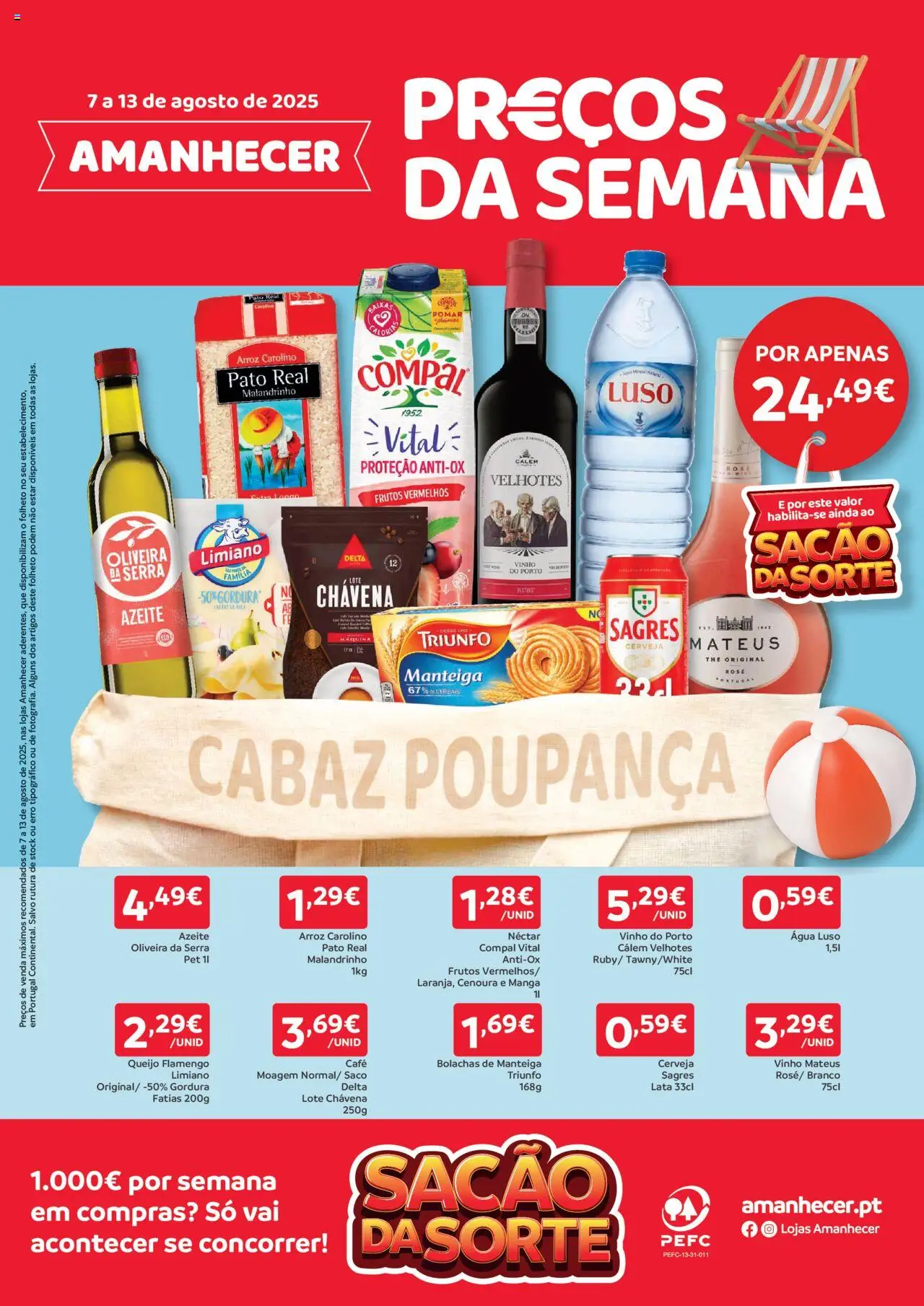 Amanhecer Folheto de 07/08/2025 - catálogo esta semana - página 1