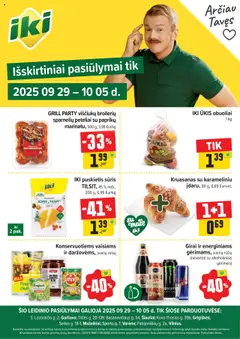 IKI parduotuvės leidinio Leidinys - Specialūs pasiūlymai IKI parduotuvės klientams galiojančio nuo 2025.09.29 peržiūra