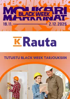 Kaupan K-Rauta Black Friday esikatselu, voimassa 19/11/2025