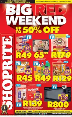 Preview of Shoprite flyer valid from 19/09/2025