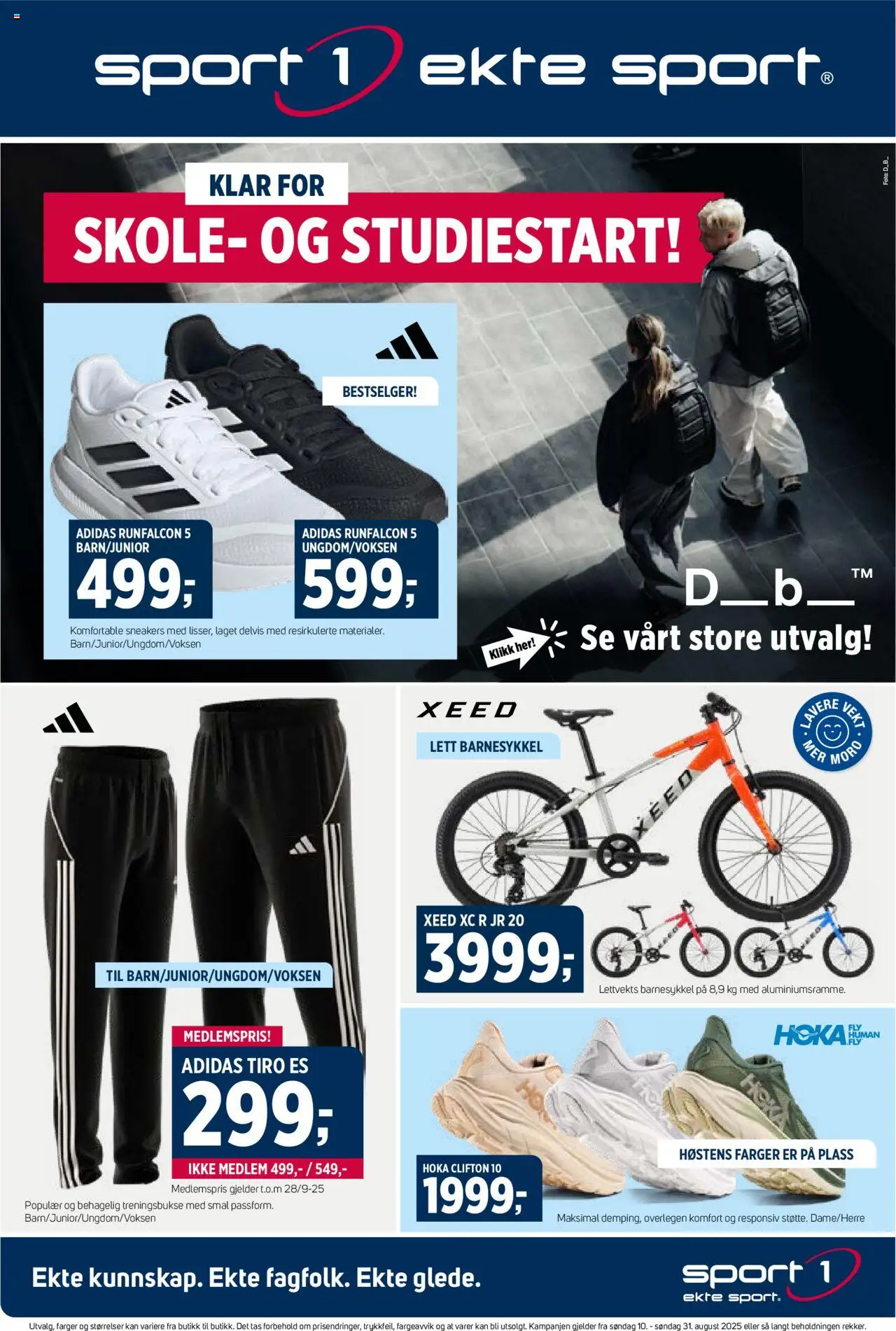 Kundeavis Sport 1 gyldig fra 10/08/2025 - Sidenummer 1
