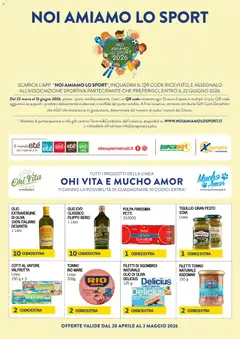 Anteprima dell'opuscolo Eté volantino Noi Amiamo Lo Sport dal negozio Eté valido da 20/04/2026