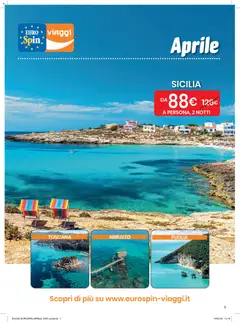 Anteprima dell'opuscolo Eurospin volantino Viaggi Sud dal negozio Eurospin valido da 02/04/2026
