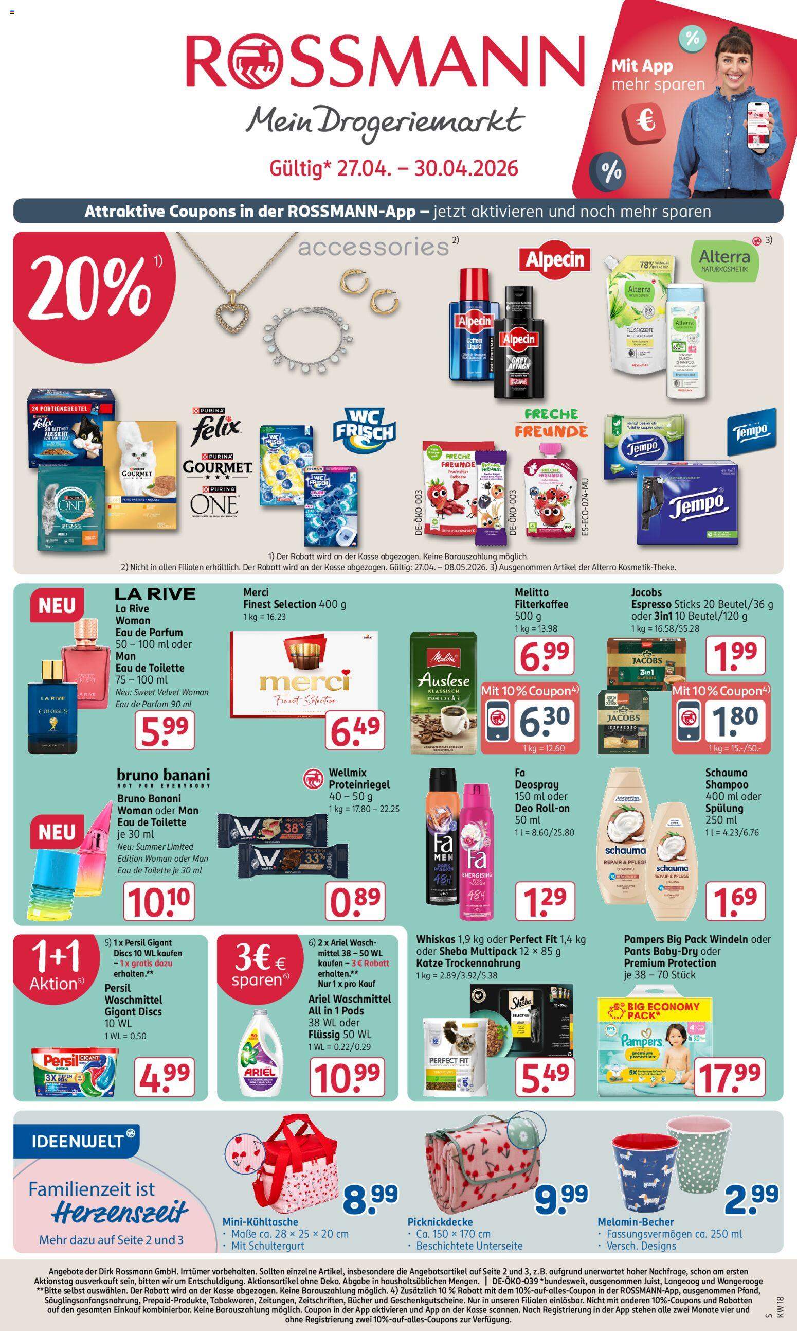 Neues Rossmann prospekt zum blättern 27.04.