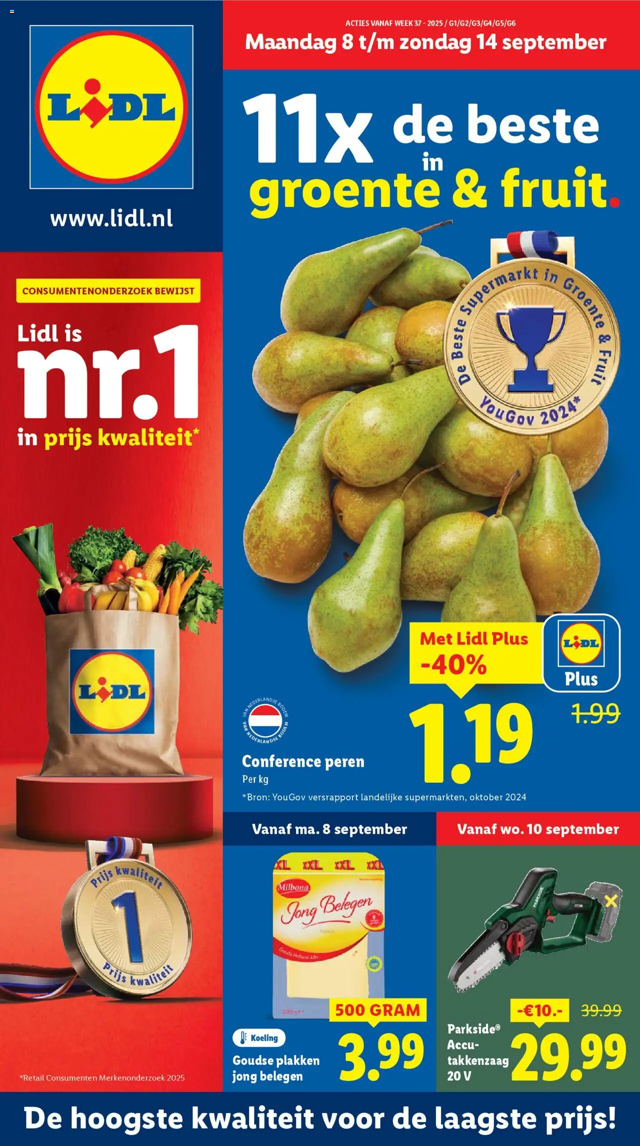 Lidl shop Folder week 37 geldig vanaf 08-09-2025 - Paginanummer 1