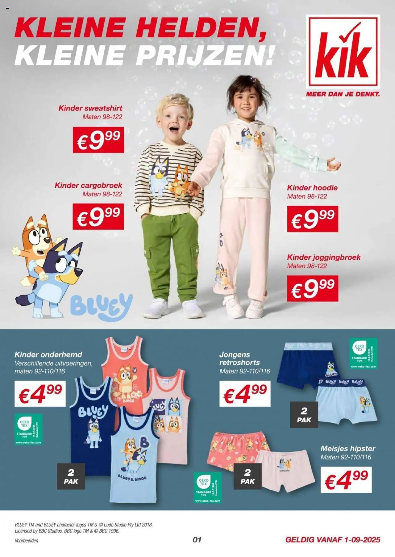 KiK shop KiK folder tot 07.09.2025 geldig vanaf 31-08-2025 - Paginanummer 1
