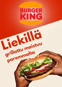 Kaupan Burger King Tarjoukset esikatselu, voimassa 21/08/2025