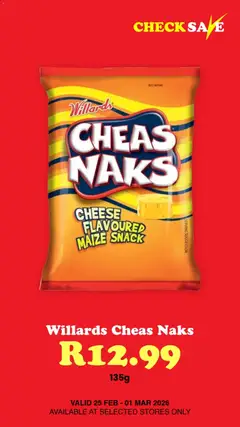 Preview of Check Save flyer valid from 26/02/2026