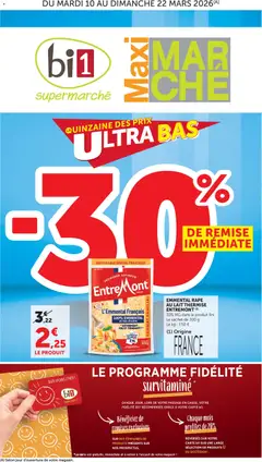 Prévisualisation de bi1 catalogue du magasin bi1 formulaire valide 10/03/2026