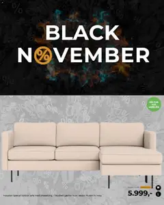 Eksempel på tilbudsavis Black Friday fra butik Møblér gyldig fra 31/10/2025