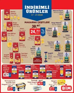 BİM İndirimli Ürünler 17.01.2026 - Broşürünün önizlemesi