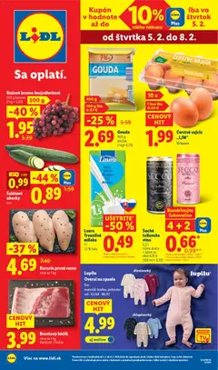 Náhľad Lidl letáku platného od 05.02.2026