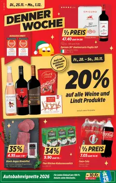 Vorschau des Merkblatts Aktionen vom Shop Denner gültig von 25.11.2025 bis 01.12.2025