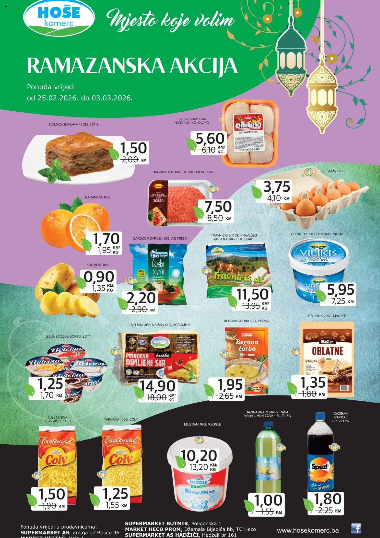 Pregled letka Katalog trgovine Hoše komerc vrijedi od 25.02.2026