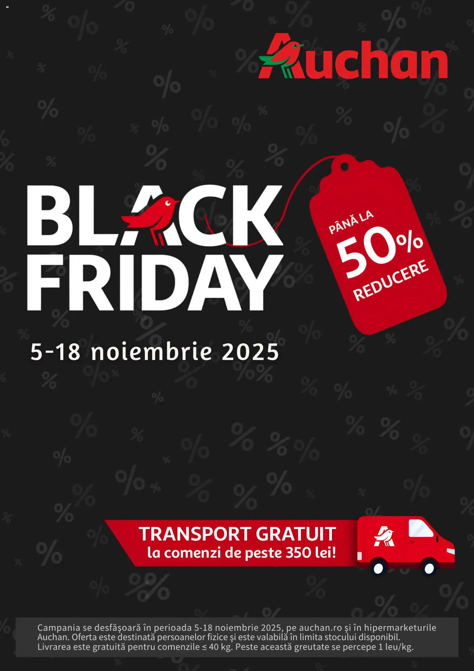 Previzualizarea de cataloage: Auchan Black Friday valabil de la 05.11.2025