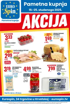 Pregled letka Katalog trgovine Eurospin vrijedi od 19.11.2025