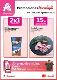 Vista previa del folleto de la tienda Alcampo válido desde el 14/08/2025 