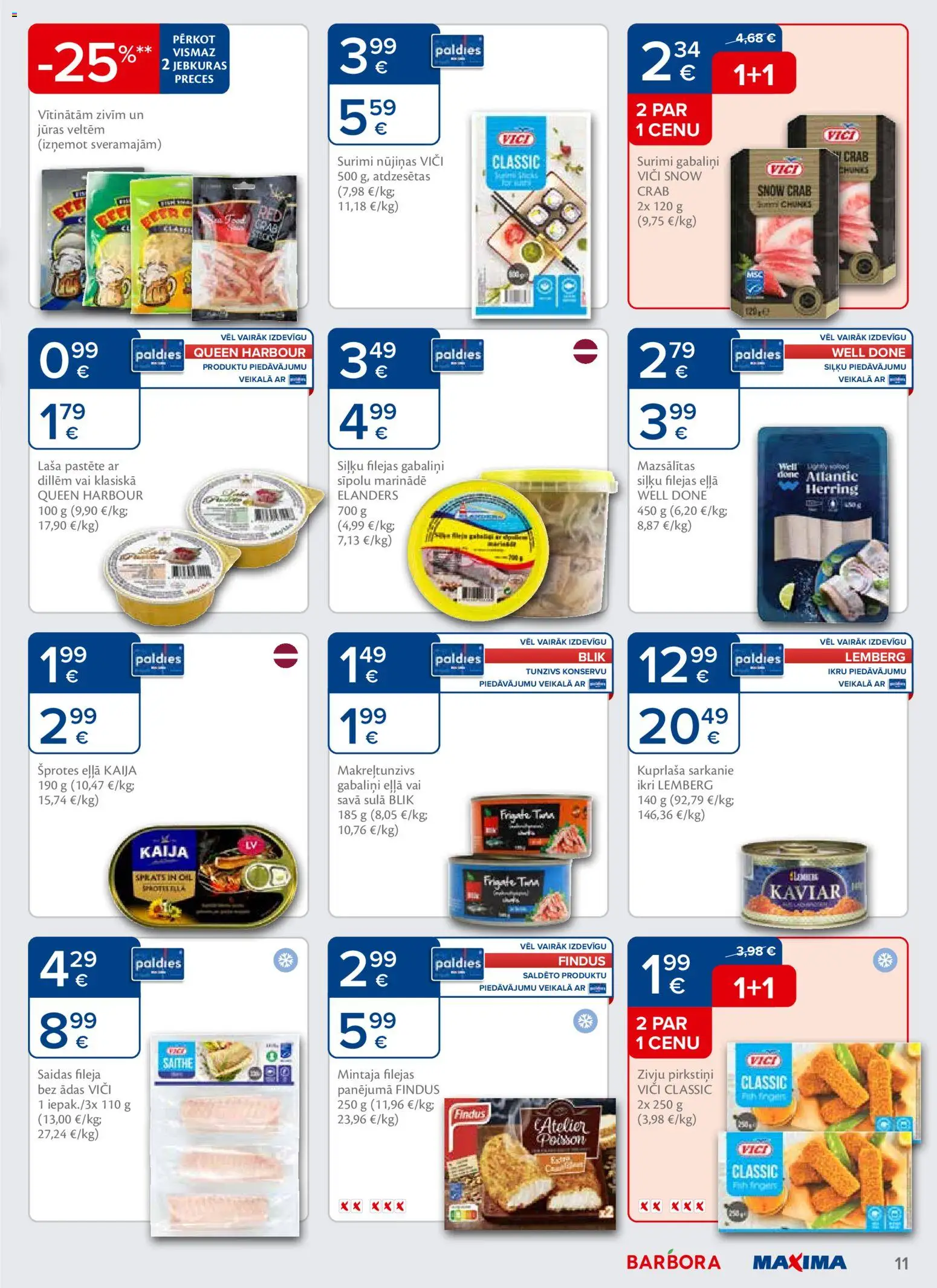 Skatīt Maxima akciju bukletu, derīgs no 2025.12.09