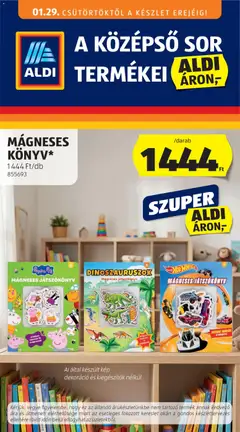 Aldi - Középső sor termékei megtekintése, amely érvényes 2026.01.29.-től