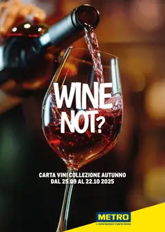 Anteprima dell'opuscolo Volantino Vini autunno dal negozio Metro valido da 25/09/2025