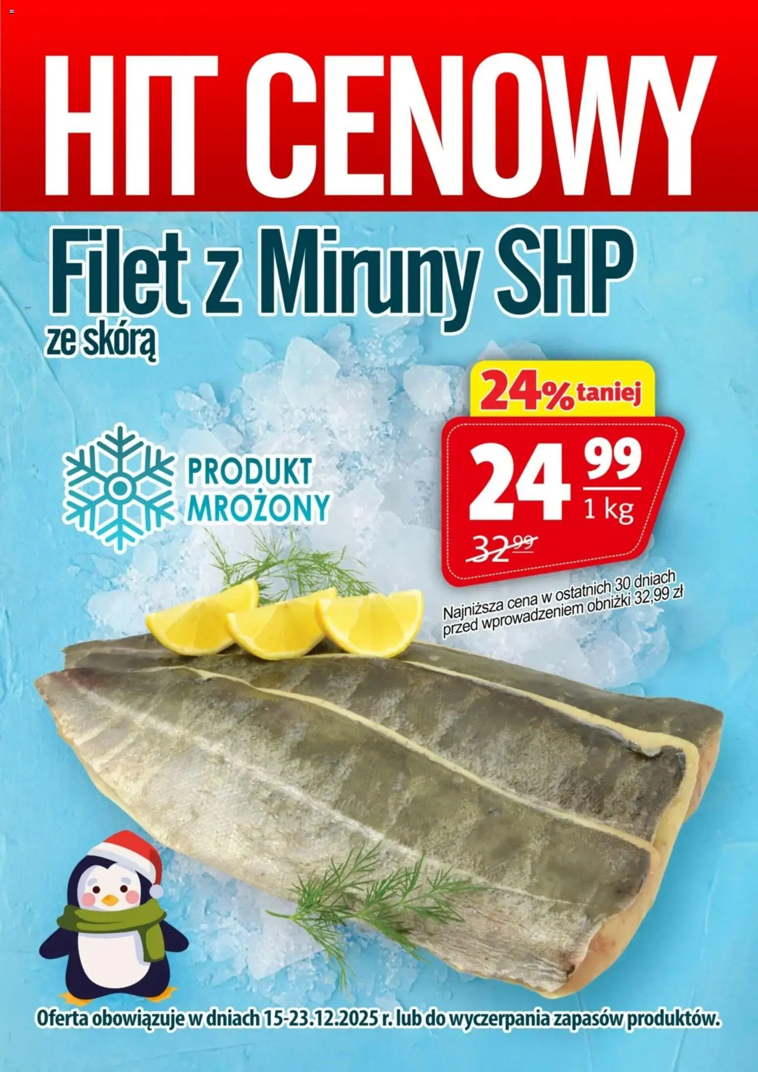 Pogląd gazetki "Promocja - Filet Z Miruny Ze Skórą Shp" ze sklepu Prim Market ważnej od 15.12.2025