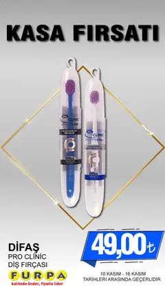 Furpa Kasa Fırsatları 10.11.2025 - Broşürünün önizlemesi
