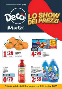 Anteprima dell'opuscolo Volantino Market - Napoli dal negozio Decò valido da 20/11/2025