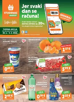 Pregled letka Katalog trgovine Studenac vrijedi od 28.01.2026