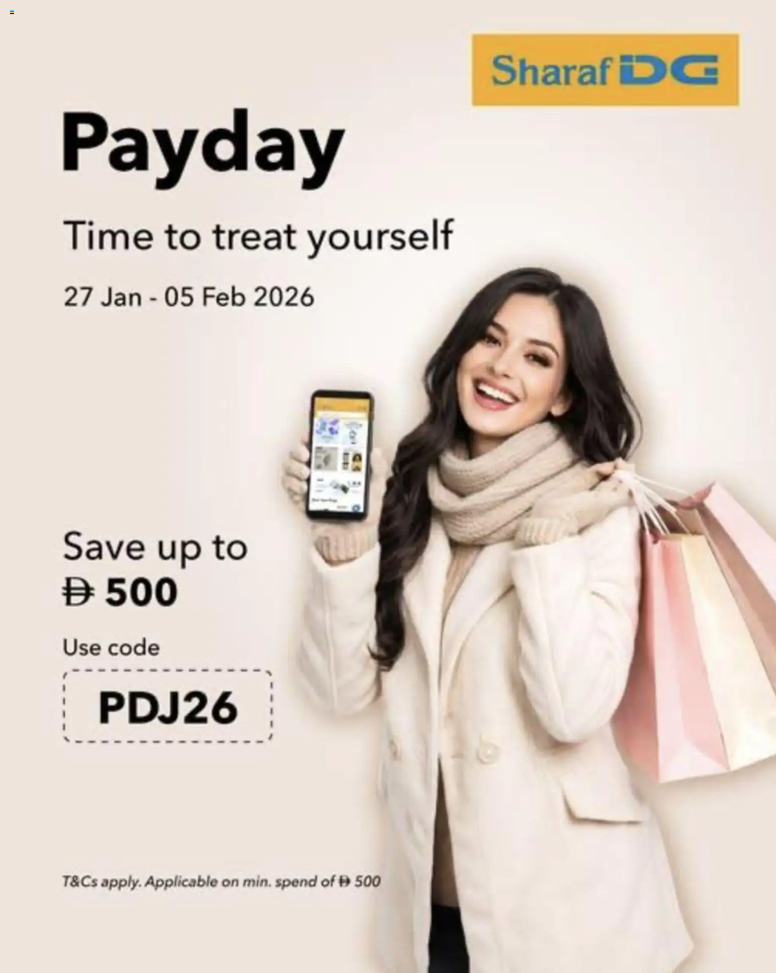 Preview of the catalogue Payday of store Sharaf DG valid from 30 Jan, 2026