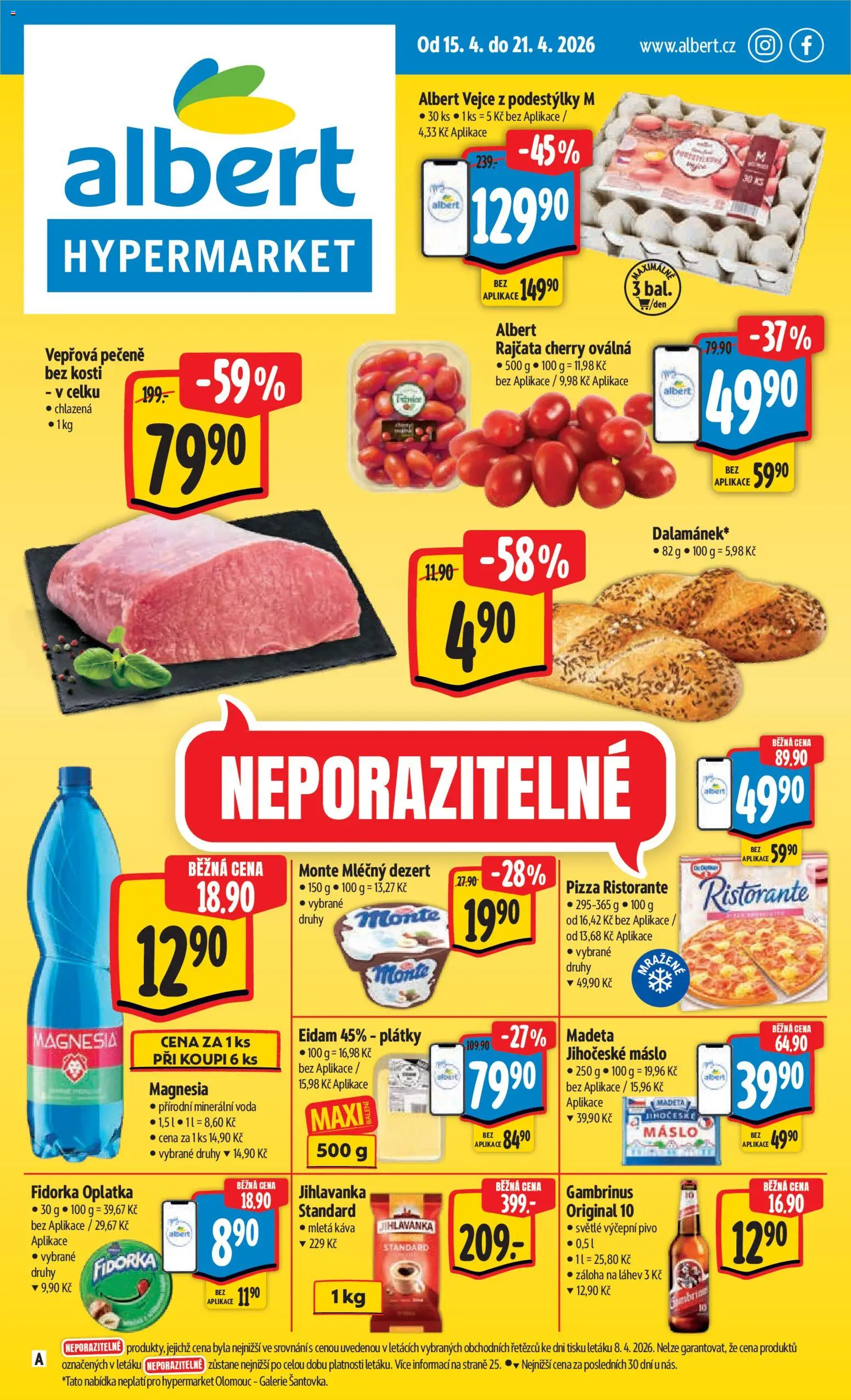 Náhled nabídky: Albert Albert leták - Hypermarket platný od 15.04.2026
