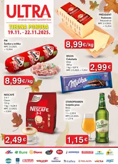 Pregled letka Katalog trgovine Ultra Gros vrijedi od 19.11.2025
