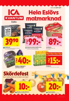 Förhandsgranska reklamblad Eslöv från butik ICA Kvantum gäller från 15/09/2025