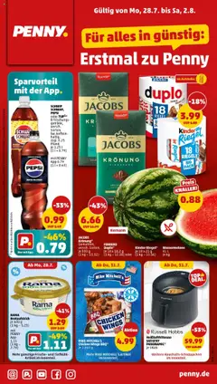 Vorschau von dem Prospekt des Geschäftes Penny, gültig ab dem 28.07.2025