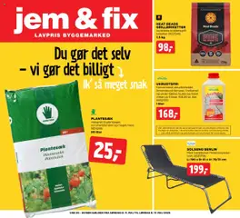 Eksempel på tilbudsavis Tilbudsavis fra butik Jem & fix gyldig fra 11/05/2025