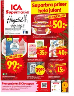 Förhandsgranska reklamblad Stockholm från butik ICA Supermarket gäller från 08/12/2025