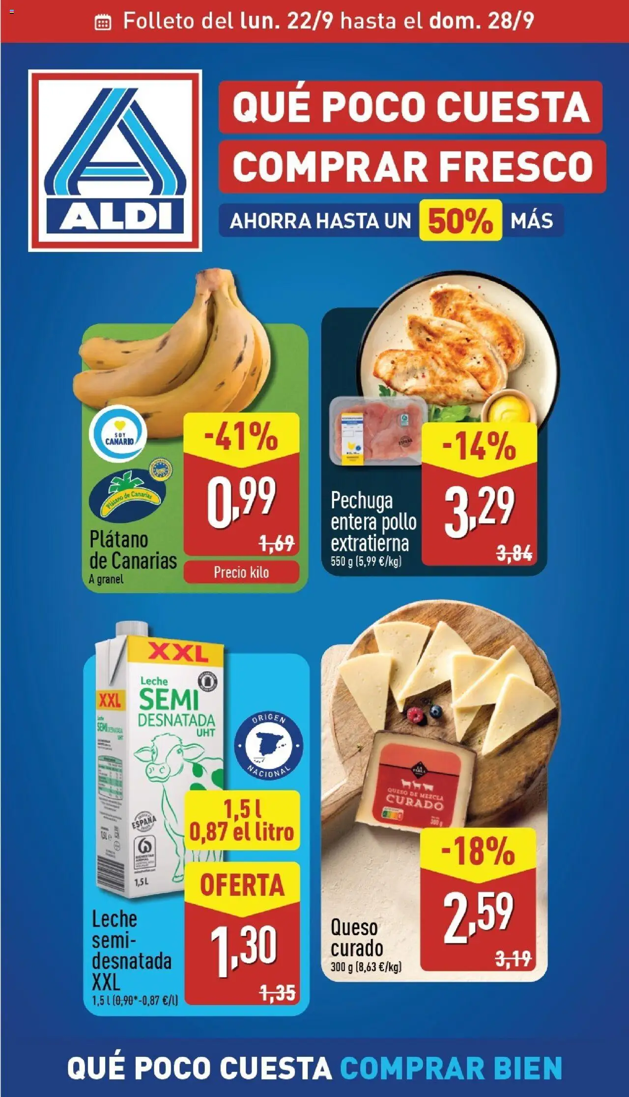 Aldi folleto 22/09 - 28/09/2025 >> Catálogo Canarias