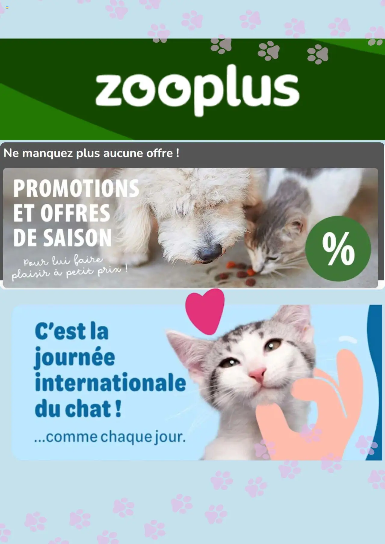 Zooplus shop Folder / Publicité geldig vanaf 06/08/2025 - Paginanummer 1