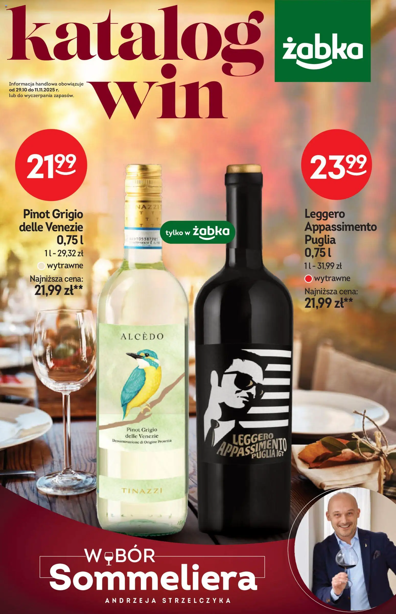 Pogląd gazetki "Katalog win" ze sklepu Żabka ważnej od 29.10.2025
