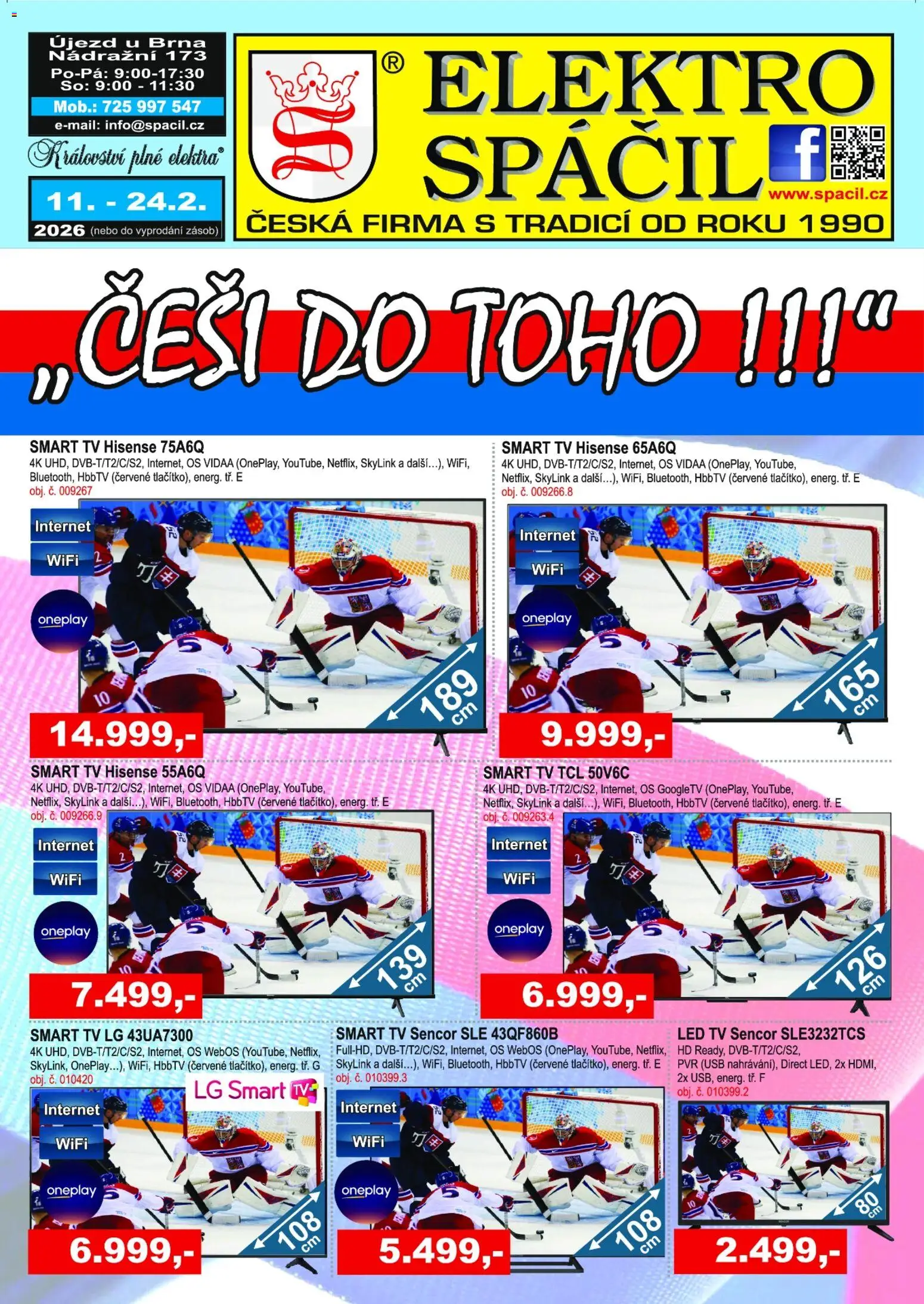 Náhled nabídky: Elektro Spáčil Leták platný od 11.02.2026