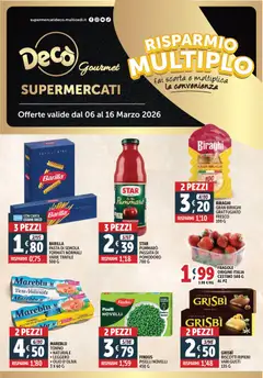 Anteprima dell'opuscolo Decò volantino Gourmet Roma dal negozio Decò valido da 06/03/2026